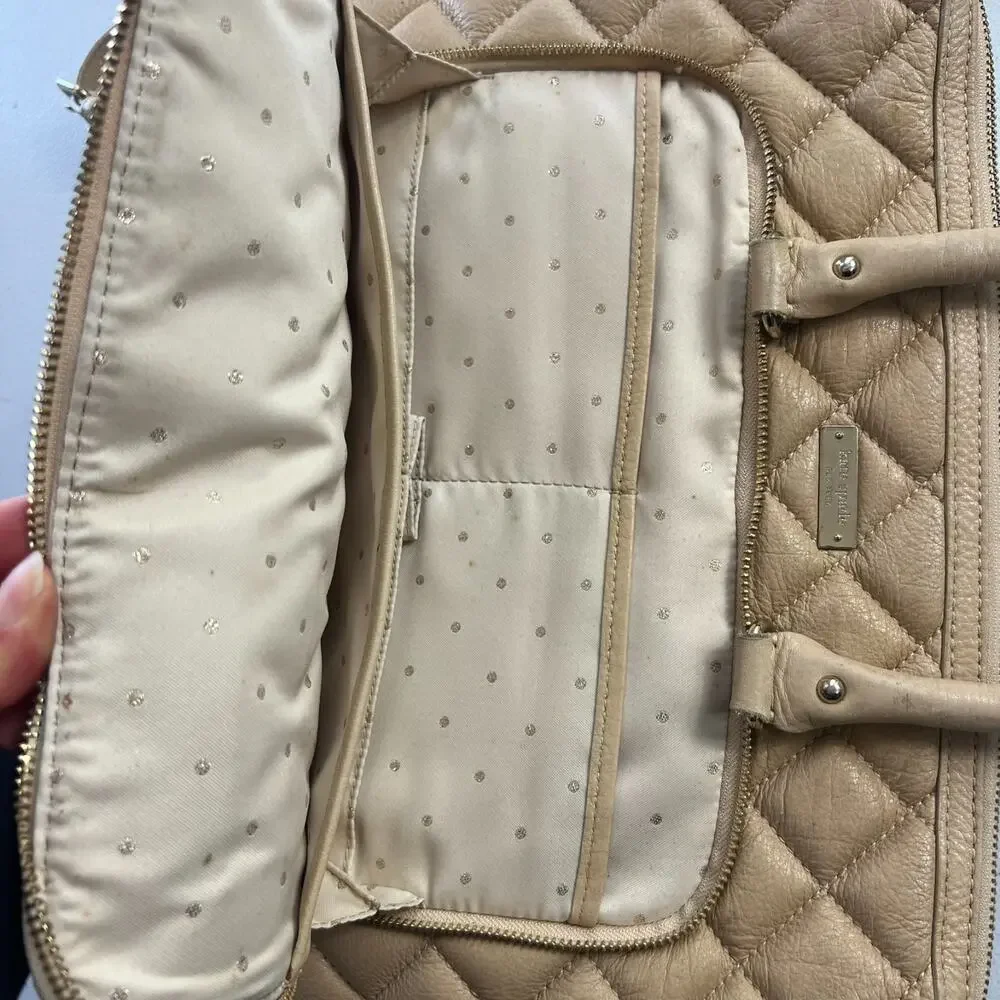 Kate Spade New York Bag Gold Coast Janine Laptop Carrier In Beige